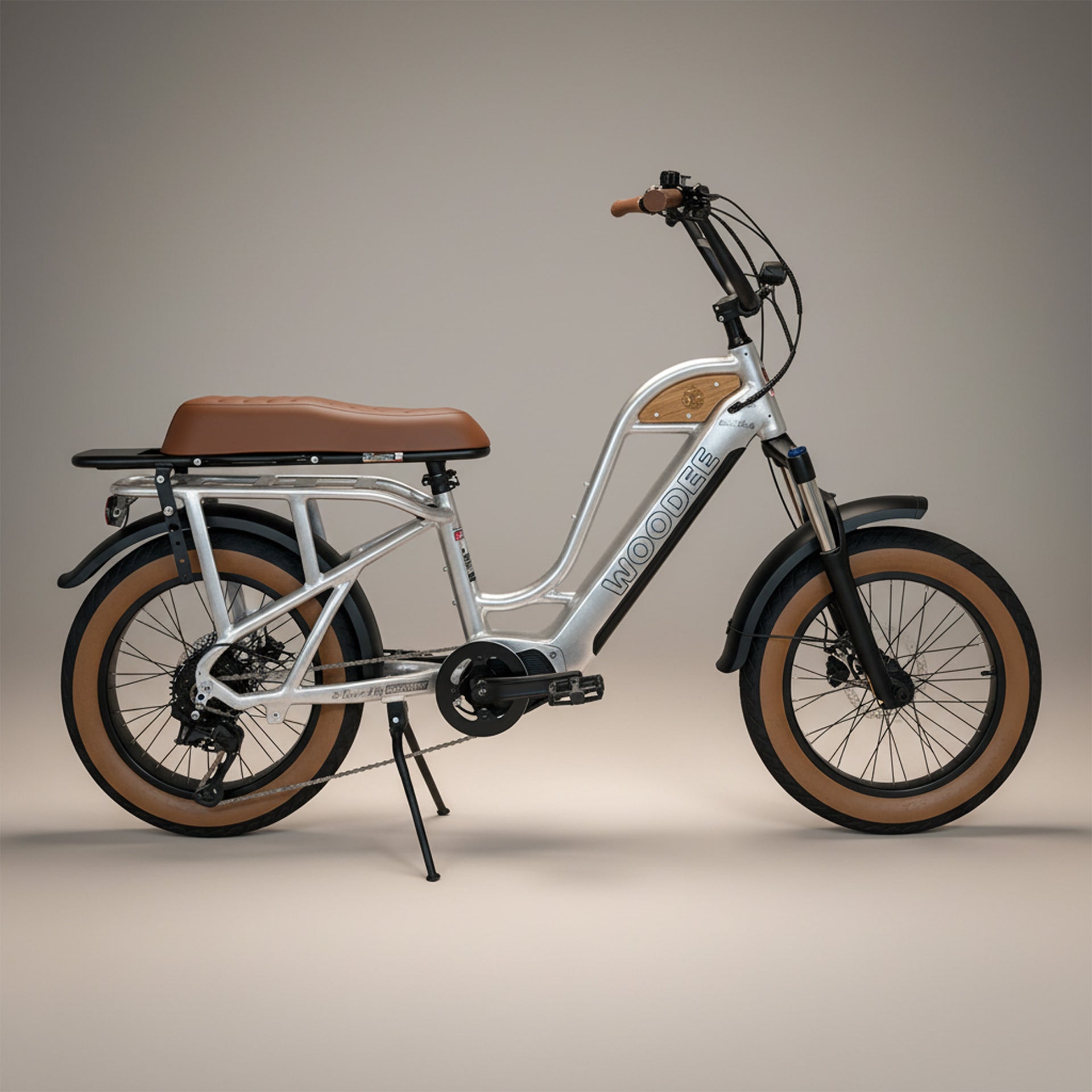 Woodee Beach Cab 20 Alu Brossé - fatbike électrique