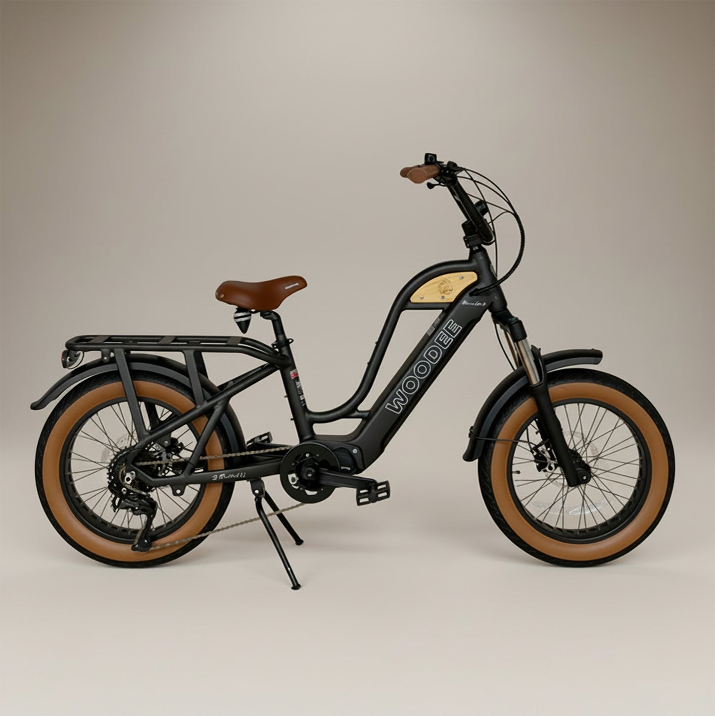 Woodee Beach Cab 20 Blanc nacré - fatbike électrique