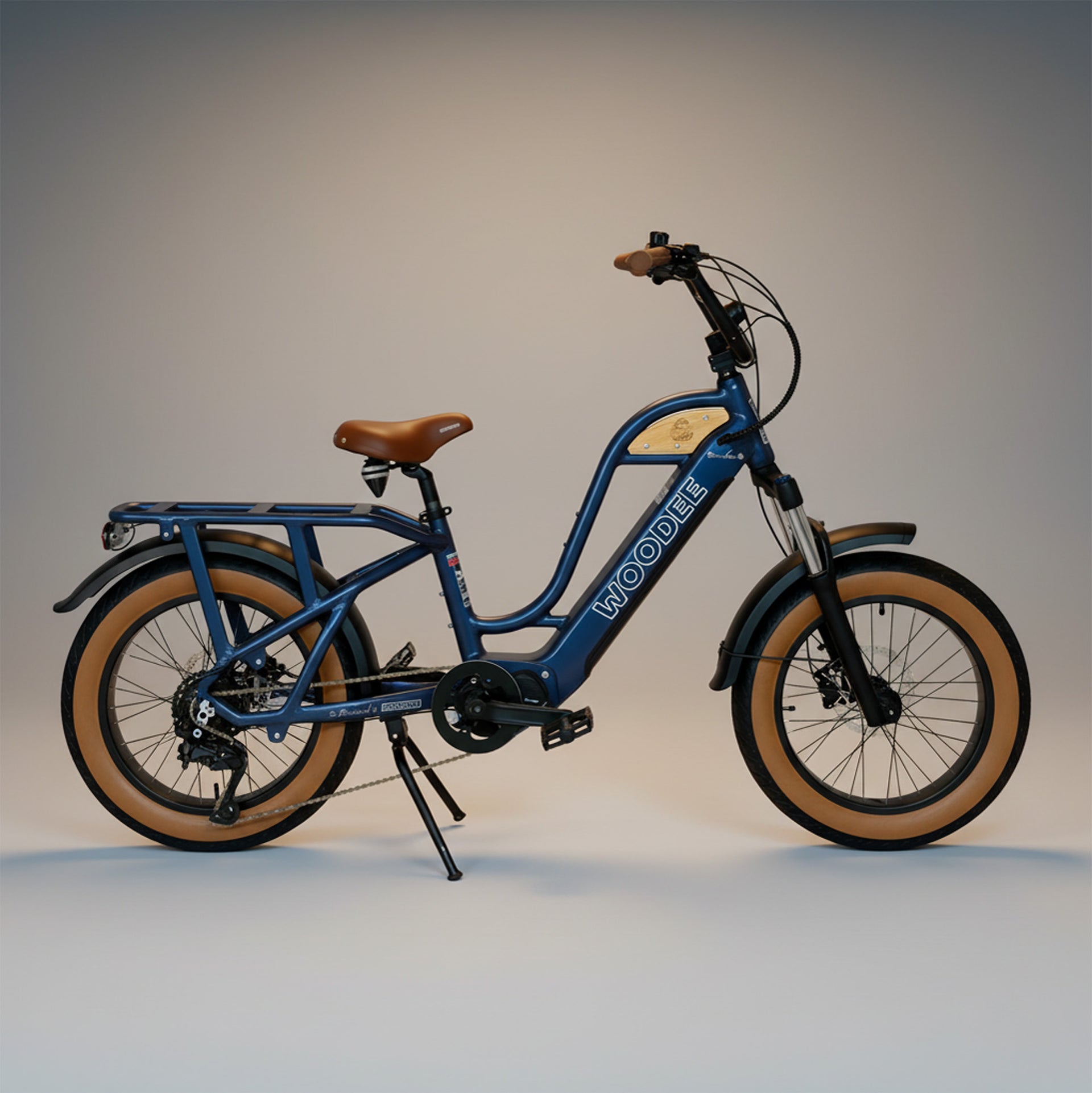 Woodee Beach Cab 20 Bleu Nuit - fatbike électrique