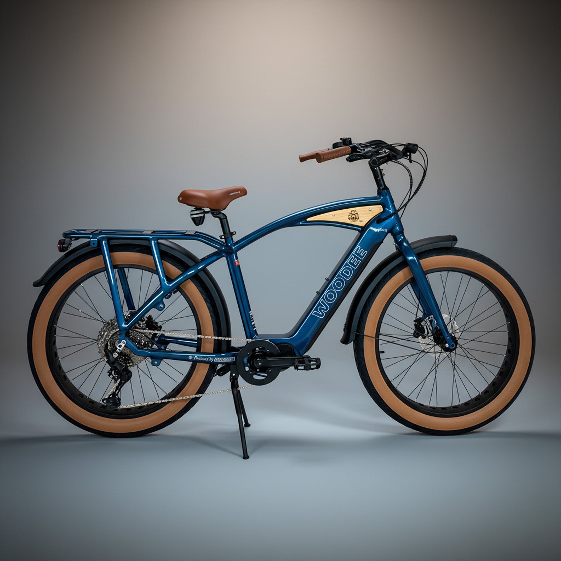 Woodee Beach Cab 26C Bleu Nuit – Vélo électrique cruiser fat bike